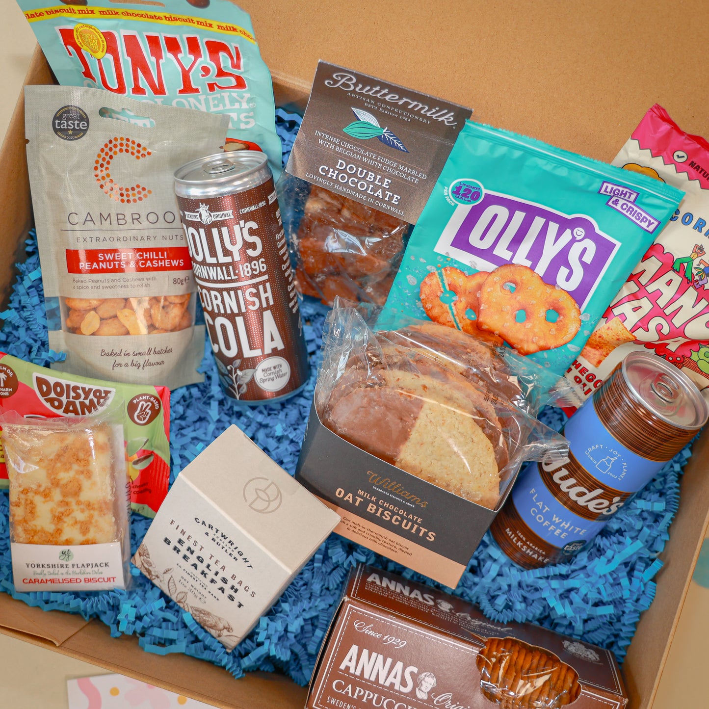 Luxury Large Hamper for Him - Sweet Treats & Snacks -  No Socks, Promise Hamper