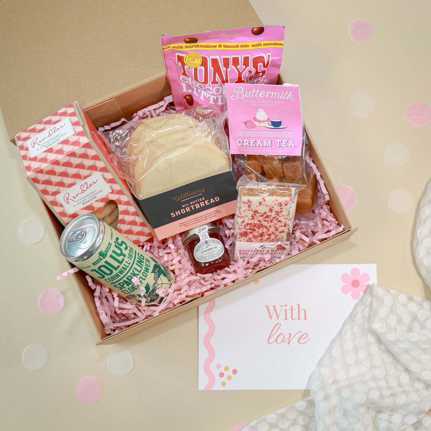 Luxury Wedding Hamper - Sweet Treats & Snacks - Hitched & Happy Hamper