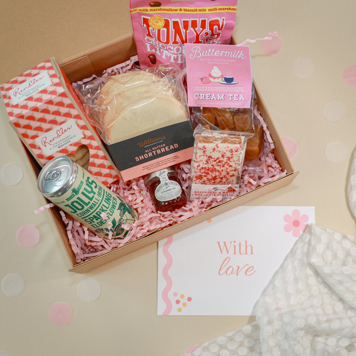 Luxury Wedding Hamper - Sweet Treats & Snacks - Hitched & Happy Hamper