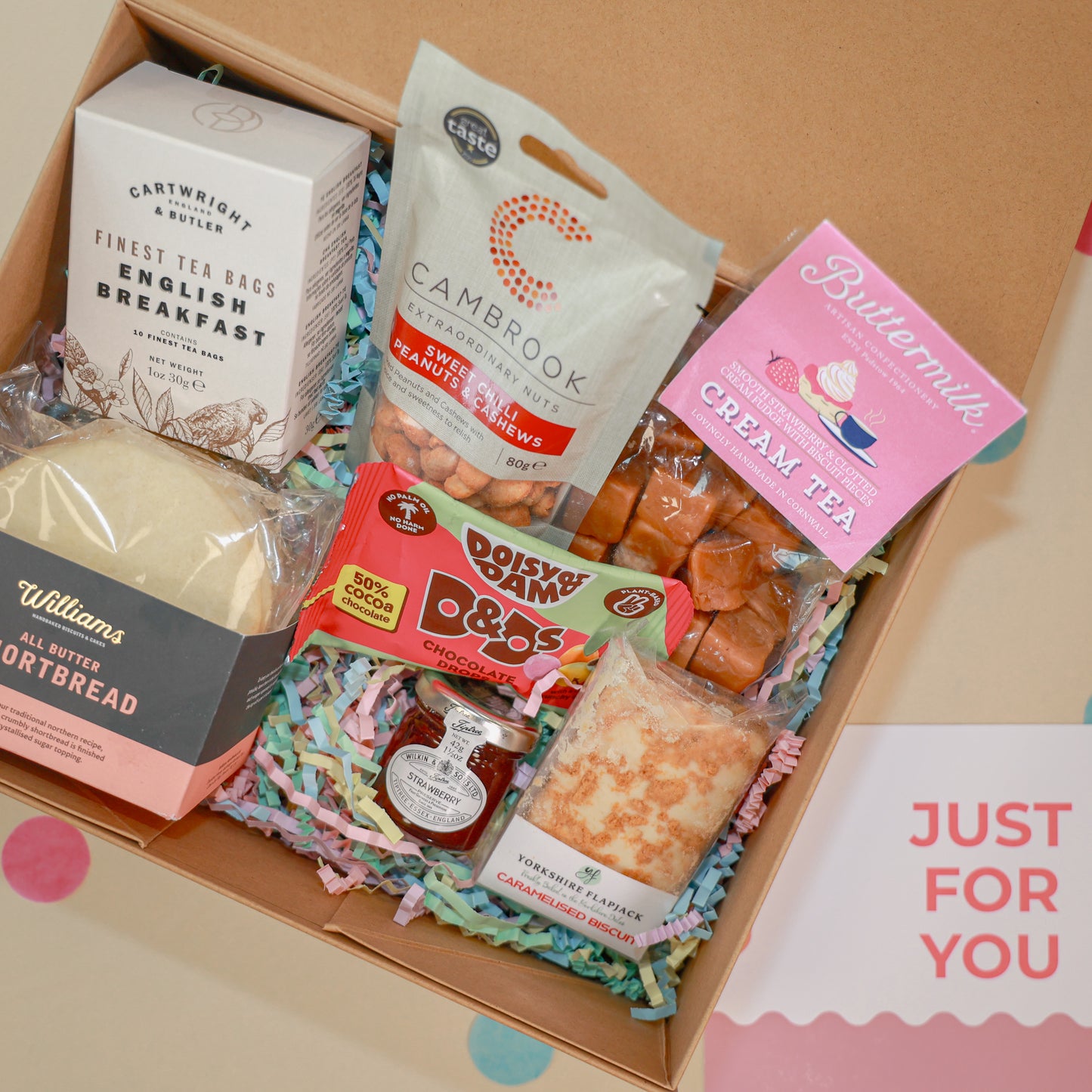 Luxury British Treats Hamper - Sweet Treats & Snacks - Proper Good Hamper