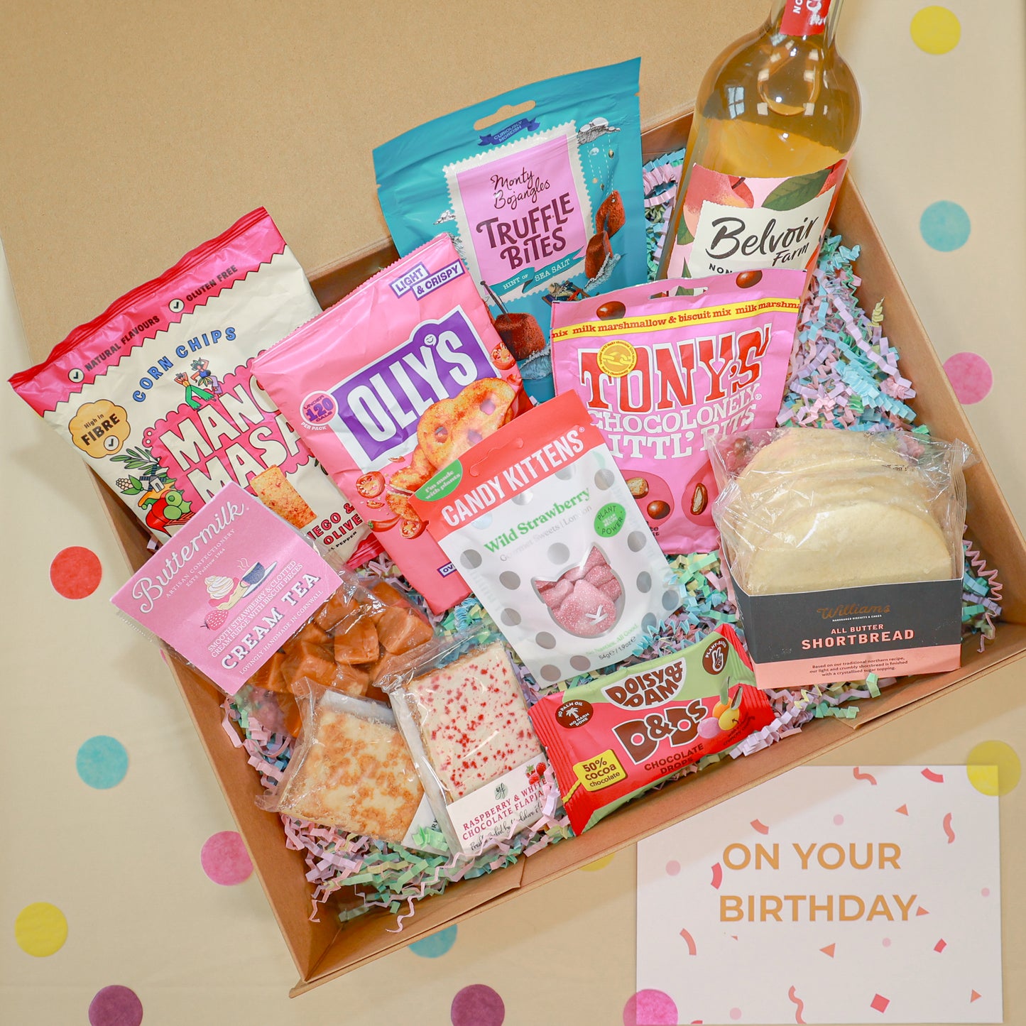 Luxury Large Birthday Treats Hamper - Sweet Treats & Snacks - The Big Birthday Box Hamper