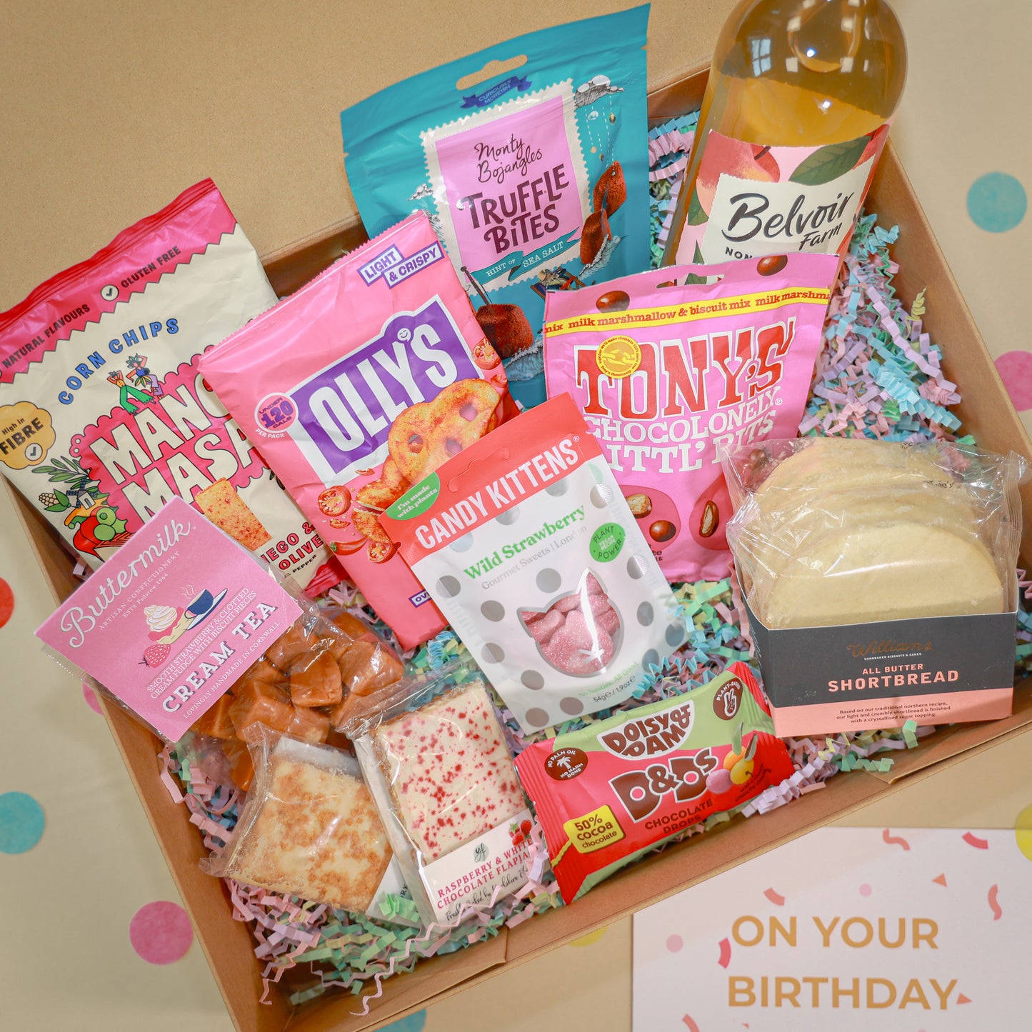 Luxury Large Birthday Treats Hamper - Sweet Treats & Snacks - The Big Birthday Box Hamper