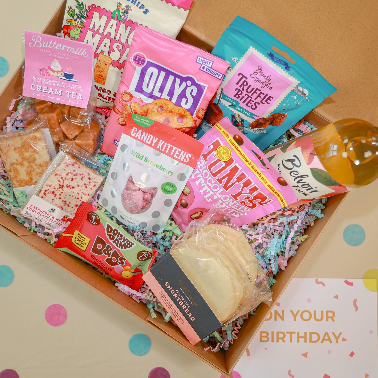 Luxury Large Birthday Treats Hamper - Sweet Treats & Snacks - The Big Birthday Box Hamper