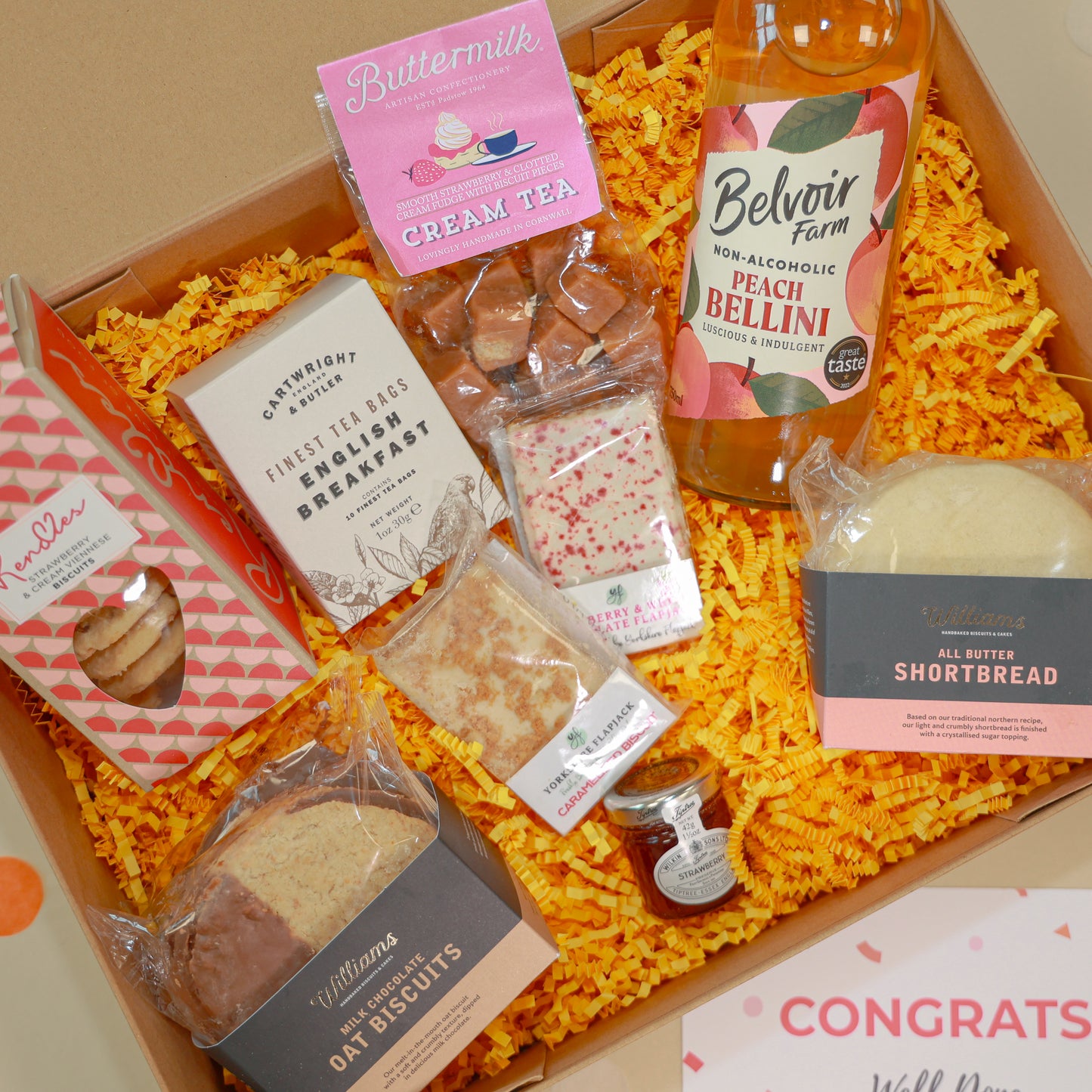 Corporate Food Hamper - Biscuits, Snacks & Sweet Treats - Large Brew & Biscuits