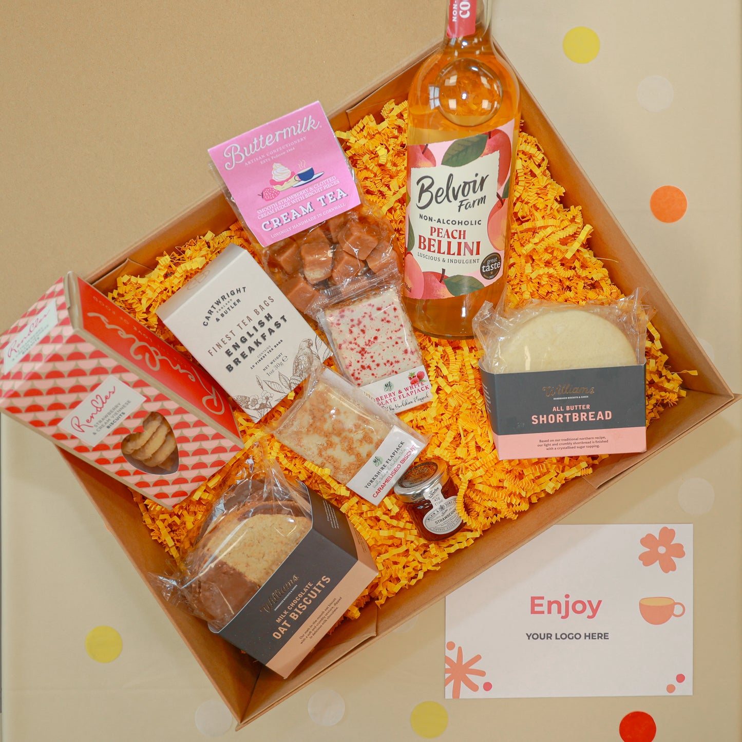 Corporate Food Hamper - Biscuits, Snacks & Sweet Treats - Large Brew & Biscuits