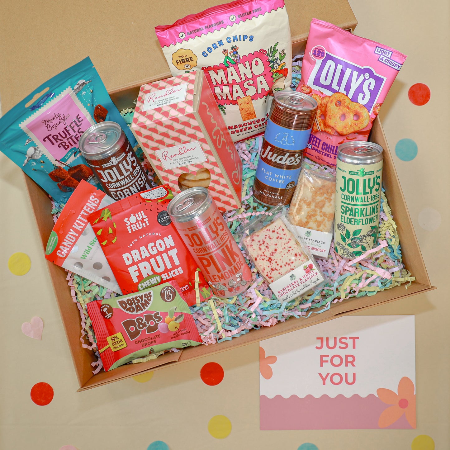 Luxury Snack and Drink Hamper - Sweet Treats & Snacks - The Snack Edit Hamper