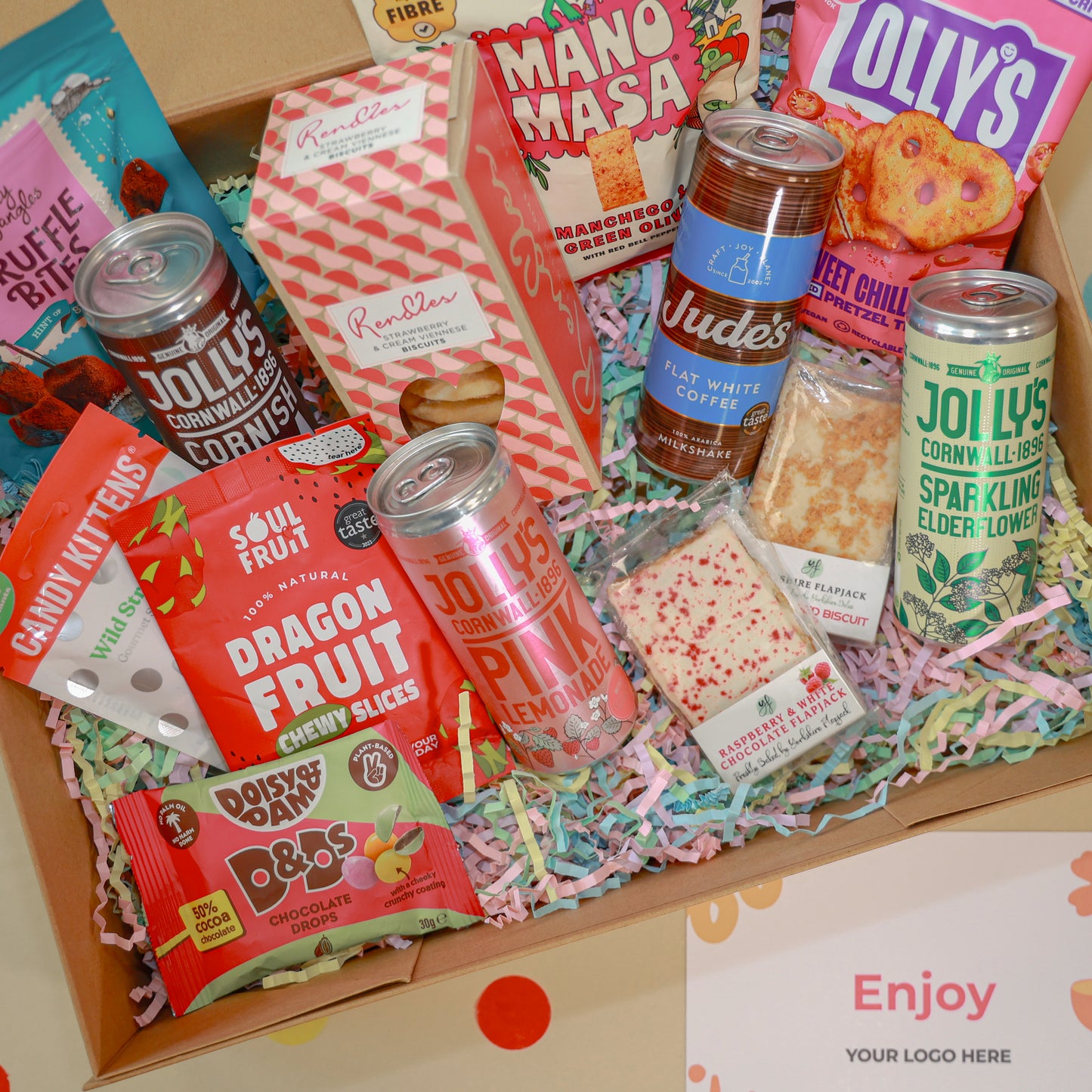 Luxury Snack and Drink Hamper - Sweet Treats & Snacks - The Snack Edit Hamper