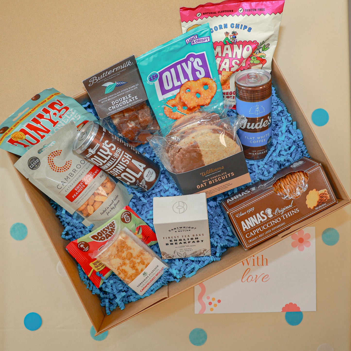 Luxury Large Hamper for Him - Sweet Treats & Snacks -  No Socks, Promise Hamper