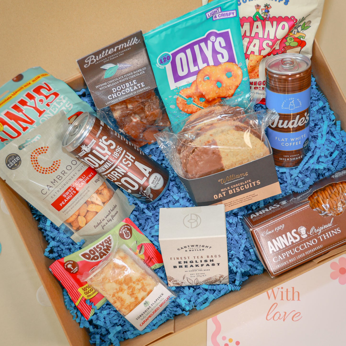 Luxury Large Hamper for Him - Sweet Treats & Snacks -  No Socks, Promise Hamper