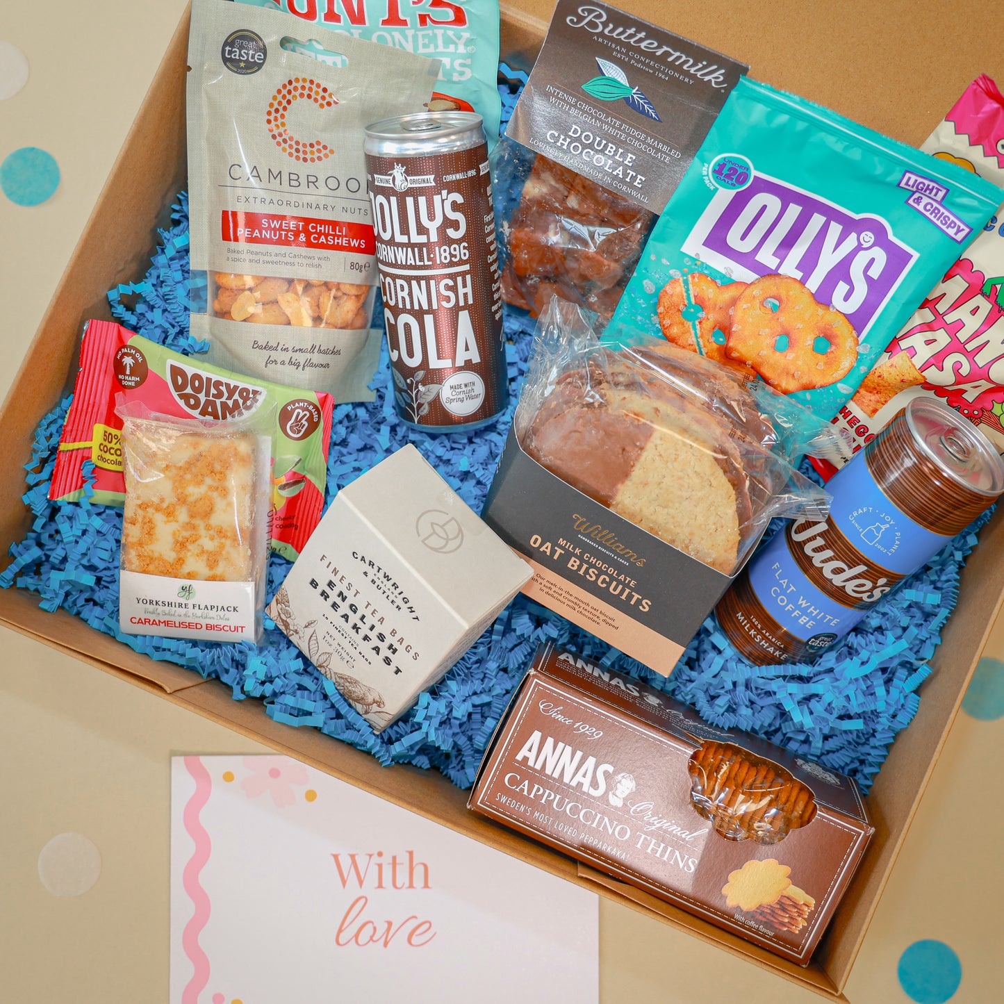 Luxury Large Hamper for Him - Sweet Treats & Snacks -  No Socks, Promise Hamper
