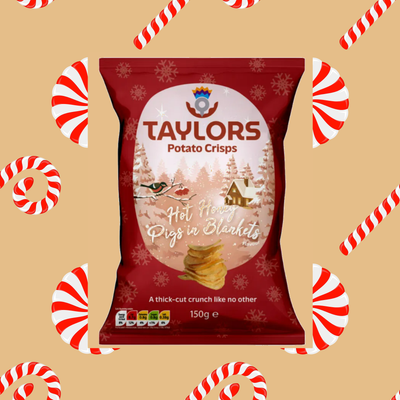 Taylors Hot Honey Pigs in Blankets Crisps 150g