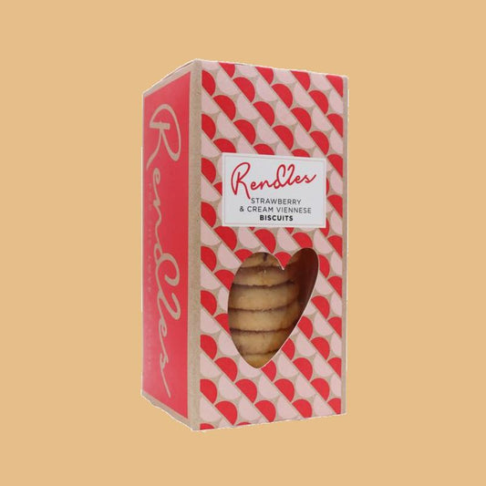 Rendles Strawberry & Cream Viennese Biscuits 150g
